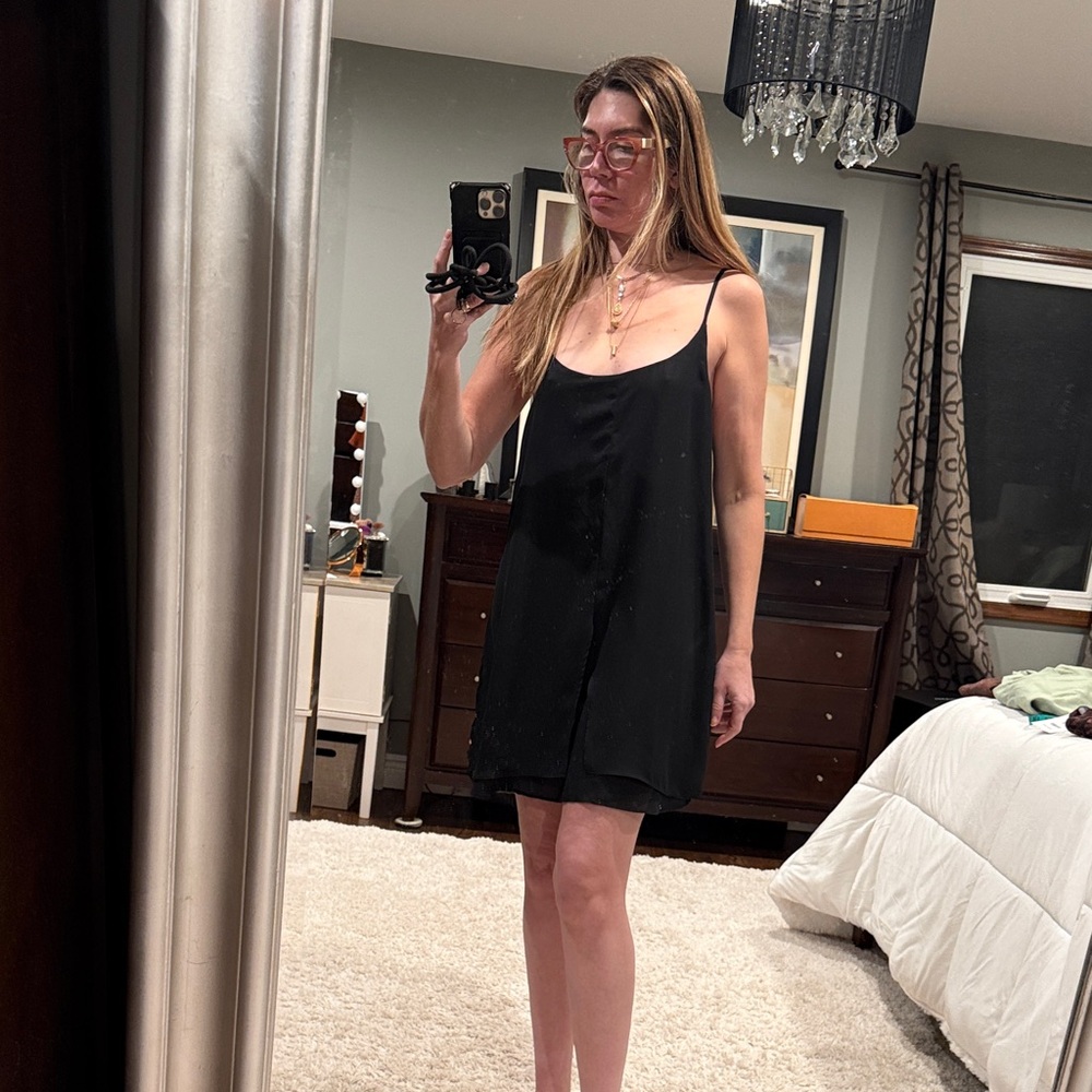 Seductions  Black Mini Dress size L